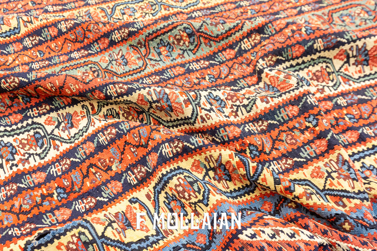 Kilim Rug Senneh Striped Design n°:555947